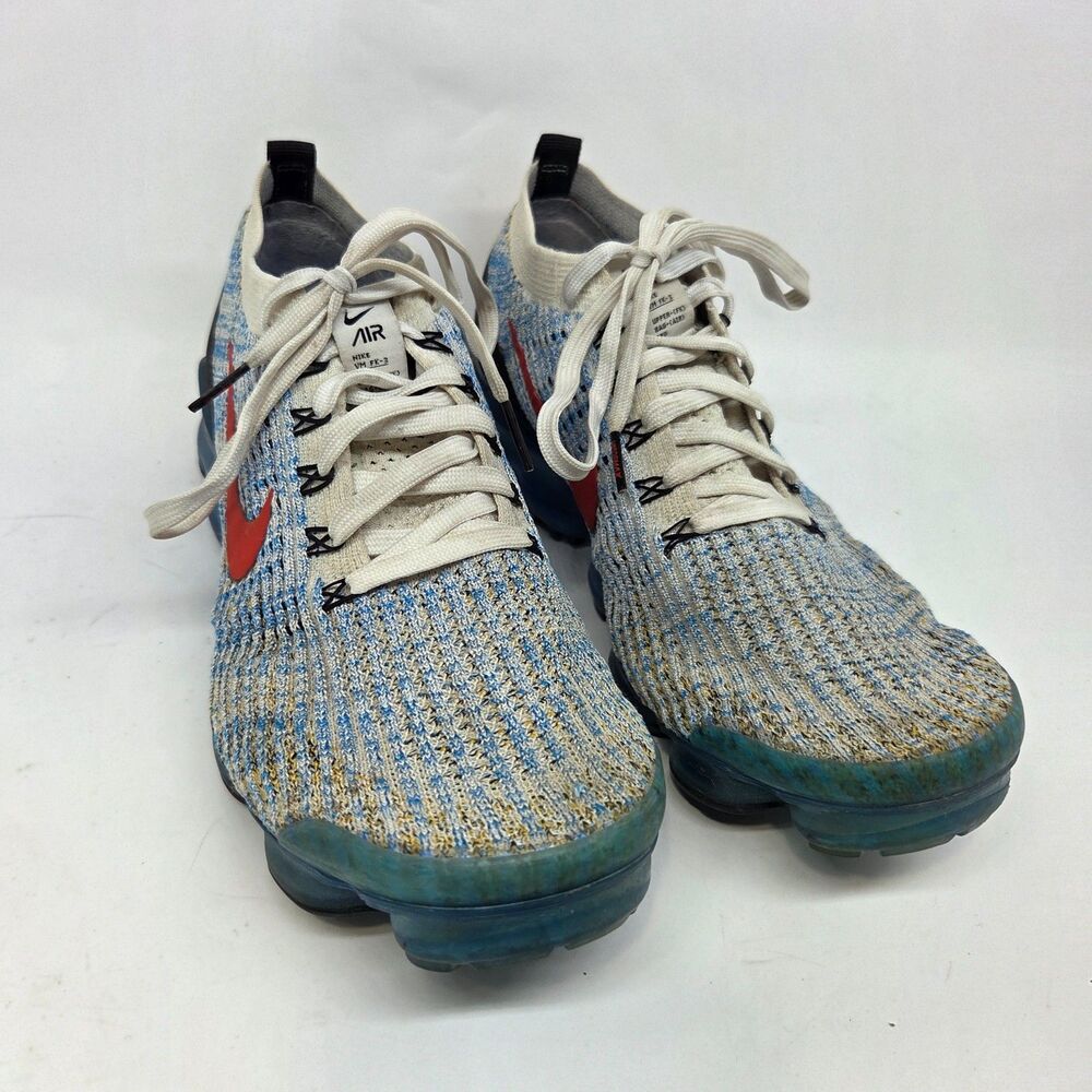 Nike AJ6900-106 Air VaporMax Fly Knit 3 Mens Running Sneakers Size US 10  EUR 44